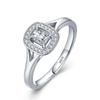 Tancise Classic 925 Sterling Silver Zirkónový prsteň Dámske šperky Svadobný darček na párty