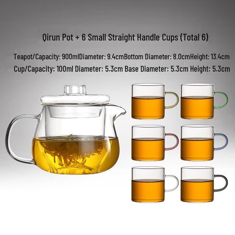 Youruo Chinese Style Thickened Glass Tea Pot