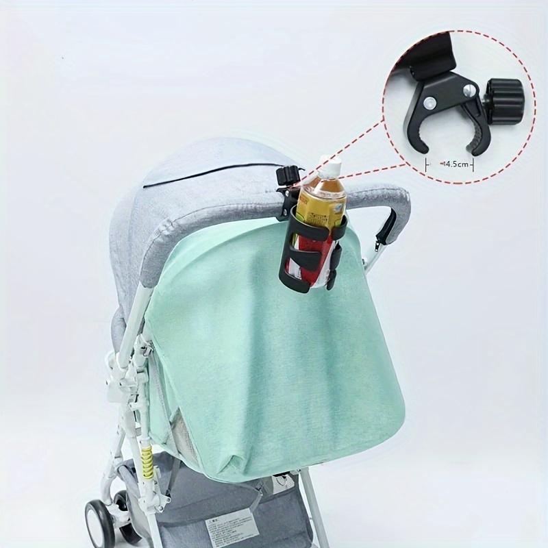 1pc Plastic Bicycle Cup Holder, Baby Stroller Accessories, Universal 360 Degree Rotating Beverage Bottle Holder