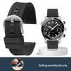 Premium-Grade Fluororubber Watch Strap 21mm 20mm 22mm For Seiko SRP777J1New Watch Band Diving Waterproof Bracelet Black Color
