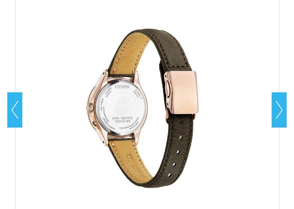Citizen XC Daichi Collection Synthetic Leather Band Brand New EE1002-01W (brown)