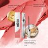 Long-lasting Matte Lip Gloss, Orange-Pink: Easy Application, Smooth Shine, Non-transfer, Non-greasy, Perfect for Daily Makeup.