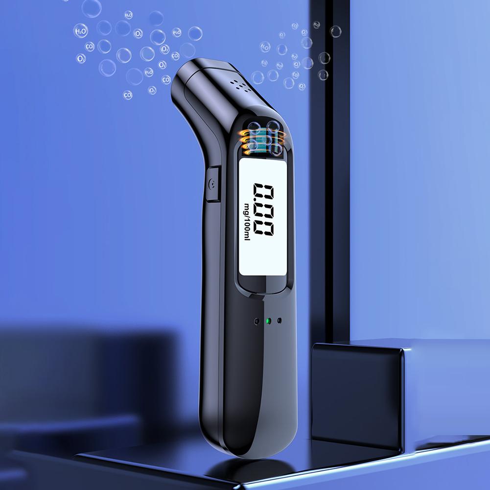 Breath Alcohol Meter with NonContact Capability and Intuitive Indicator Lights