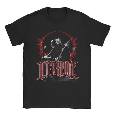 Alter Bridge tungmetallband Tillbehör Unisex T-shirt Bomulls-Tee Grafiskt Tryck T-shirt Kläder