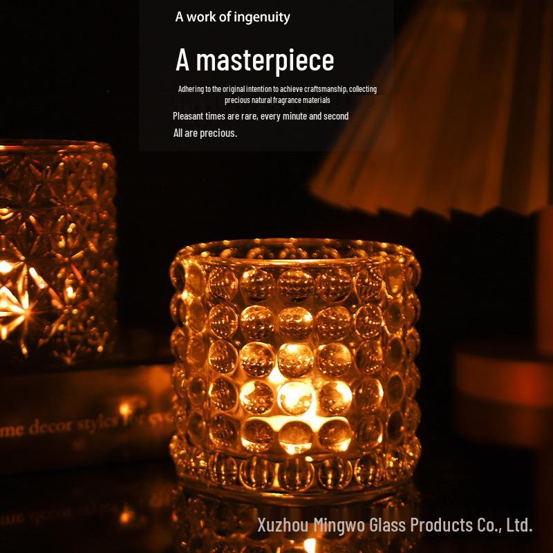 Romantic Scented Glass Candle Holder