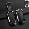 Zinc Alloy Leather For Lincoln Corsair Nautilus Aviator Navigator Continental Car Key Case Shell Keychain Keyring Car Key Cover
