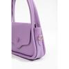Damen-Umhängetasche mit Doppelgriff und Magnetverschluss