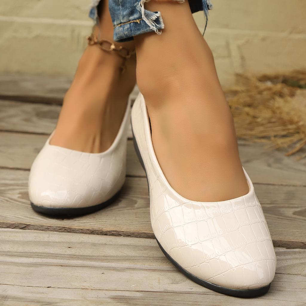 Women Flats Ballet Shoes Round Toe Shallow Mouth Loafers Shoes for Women Comfortable Driving Mary Jane Shoes Zapatos De Mujer