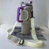 Portavasos portátil de neopreno de 40 oz para automóvil con asa
