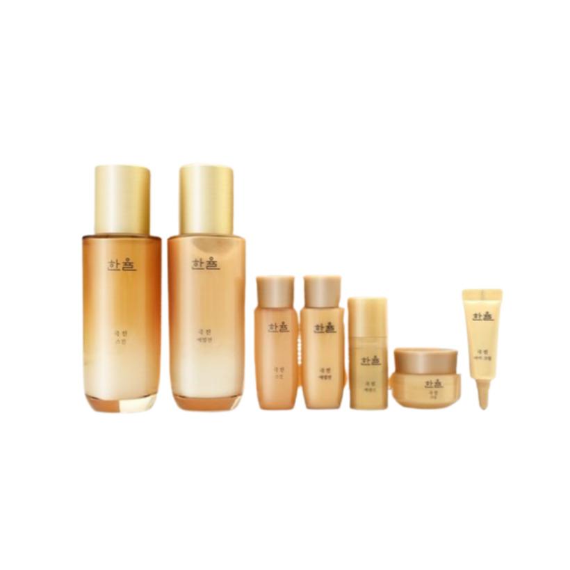 HANYUL Geuk Jin Premium Ginseng Skincare Duo Set Anti-Aging Korea Beauty