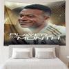 Kylian Mbappé Tapestry for Bedroom Aesthetic Classroom Tapestries Wall Hanging for Living Room Dorm Office,Ideal Creative Gift