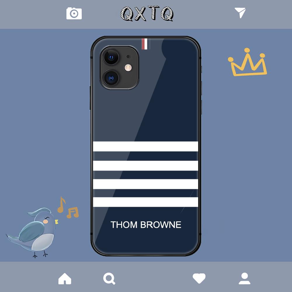 Thoms Fashion Brownes Logo Case For iPhone Samsung Galaxy Redmi Note S 17 16 15 14 13 20 24 25 54 Pro Max Ultra Fe Tempered Glass Cover
