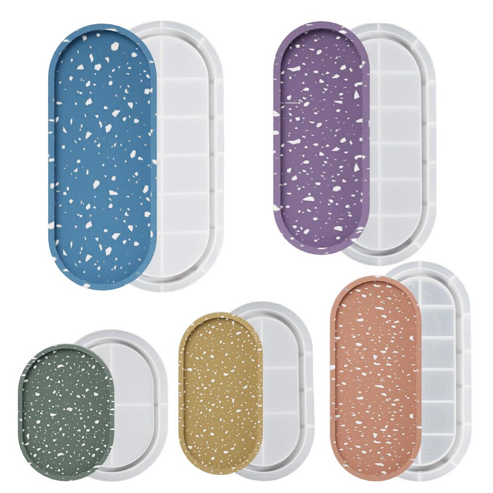 

DIY Dropper Mold, Gypsum Cement Mold, Elliptical Tray, Dish Mold, Storage Tray, Storage Pot Base, Silicone Mold