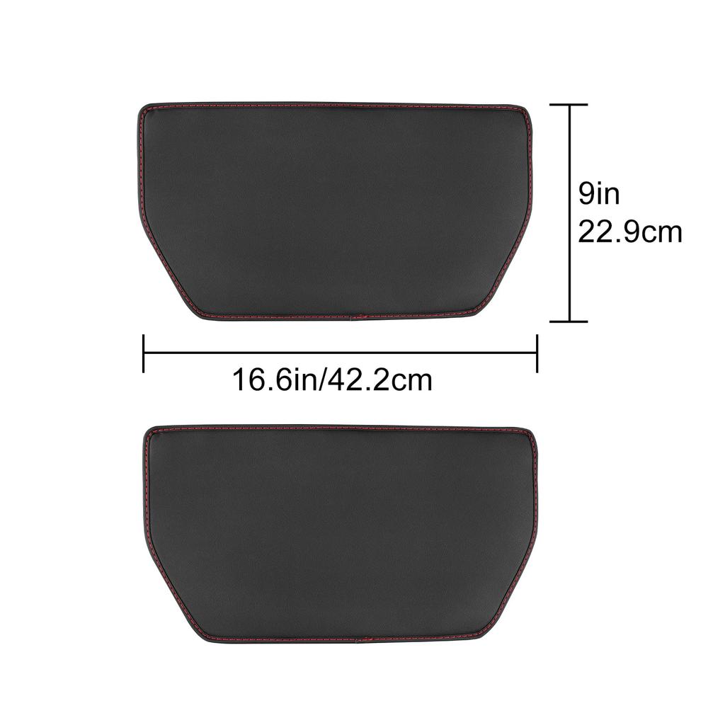 KUNGKIC Sitzlehnen-Kratzschutzmatten für Toyota GR86 ZN8 und Subaru BRZ ZD8 Rücksitz-Schutz vor Flecken und Tritten, Innenraumteile und PU, Einfache Montage