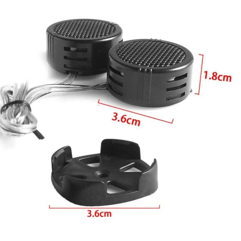 2 stücke 500w Auto Power Eingebaute Robuste und Langlebige Frequenzweichen Auto Lautsprecher Kalotte Hochtöner Kompakte Größe