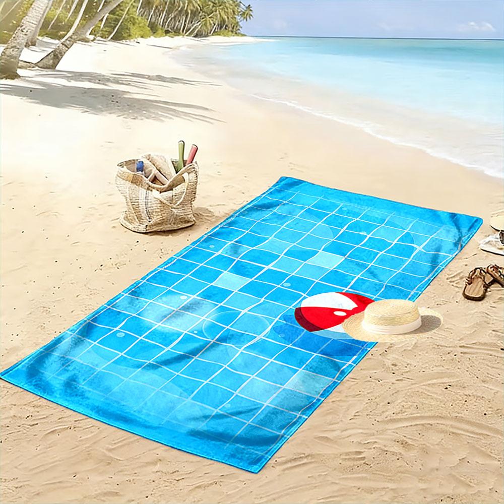 Beach Ball Pool Towel Print A must-have beach towel for beach travel