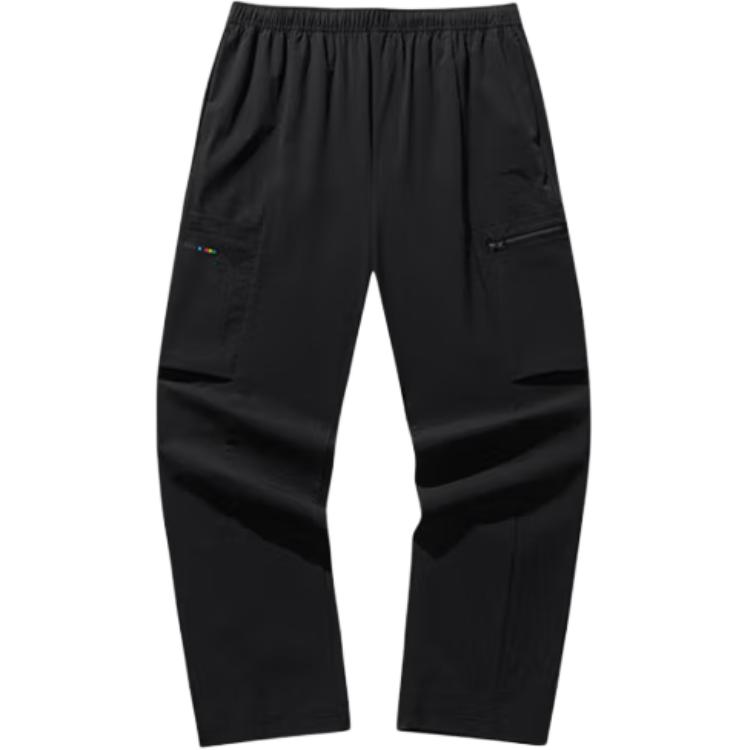 

Anta Lifestyle Series Solid Color Lace-Up Mid-Rise Breathable Versatile Loose Sports Long Pants Men bottoms 152538508-2 M