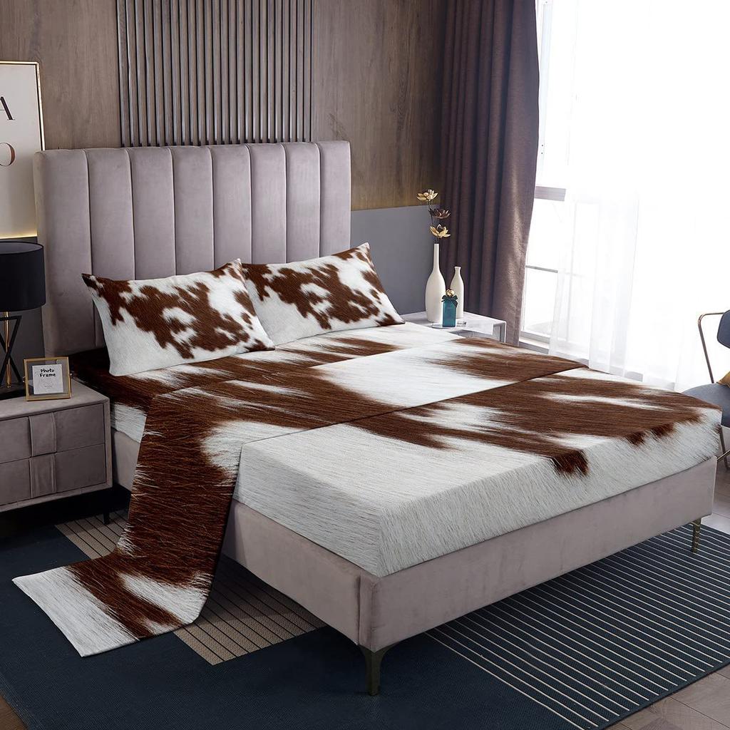 Space Planet Pattern Mattress Four-piece Bedding Set Bedroom Dormitory Bedding Decoration