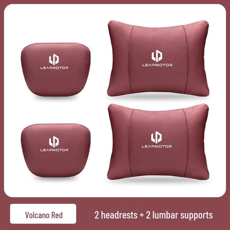 Suporte Lombar para Bancos de Carro Leapmotor T03/C11/C01/C16/C10 - Conforto de Alta Qualidade e Proteção da Cintura Encosto de Cabeça