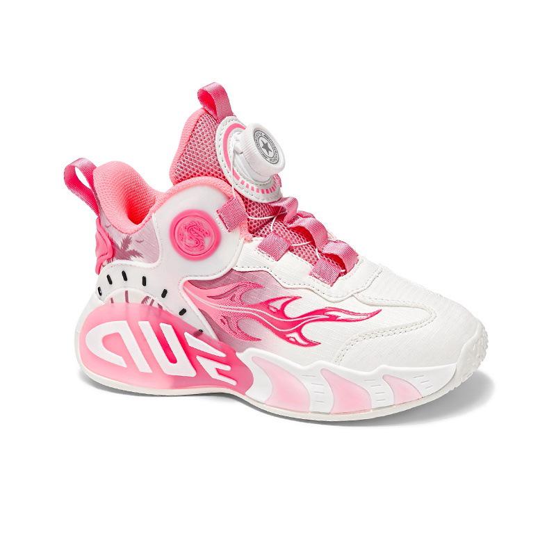 Tênis de Couro Respirável Estilo 2025 para Meninas - Basquete e Corrida