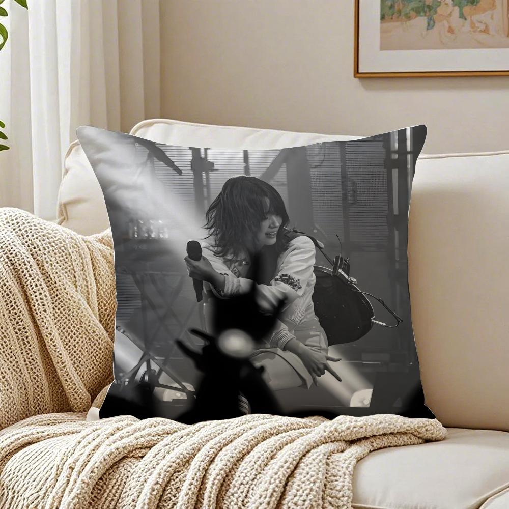 Idol Kpop QWER SSiyeon Cushion Cover Pillowcase Antidustmite living Room Sofa Decor Cushion Room