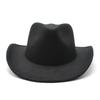 JYL TS DIY Classic  Cowboy Hat Western Riding Cap  Felt
