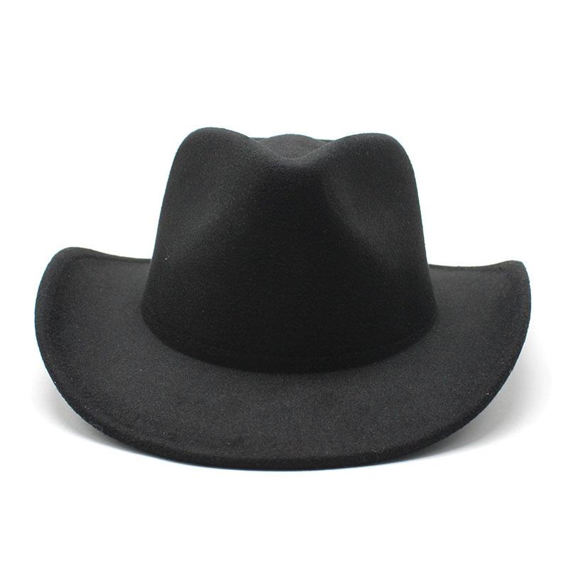 JYL TS DIY Classic  Cowboy Hat Western Riding Cap  Felt