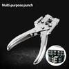Hollow Design Grommet Pliers Portable Handheld Metal Buttonholes Tool Rivet Setting Tool  Craft Kit