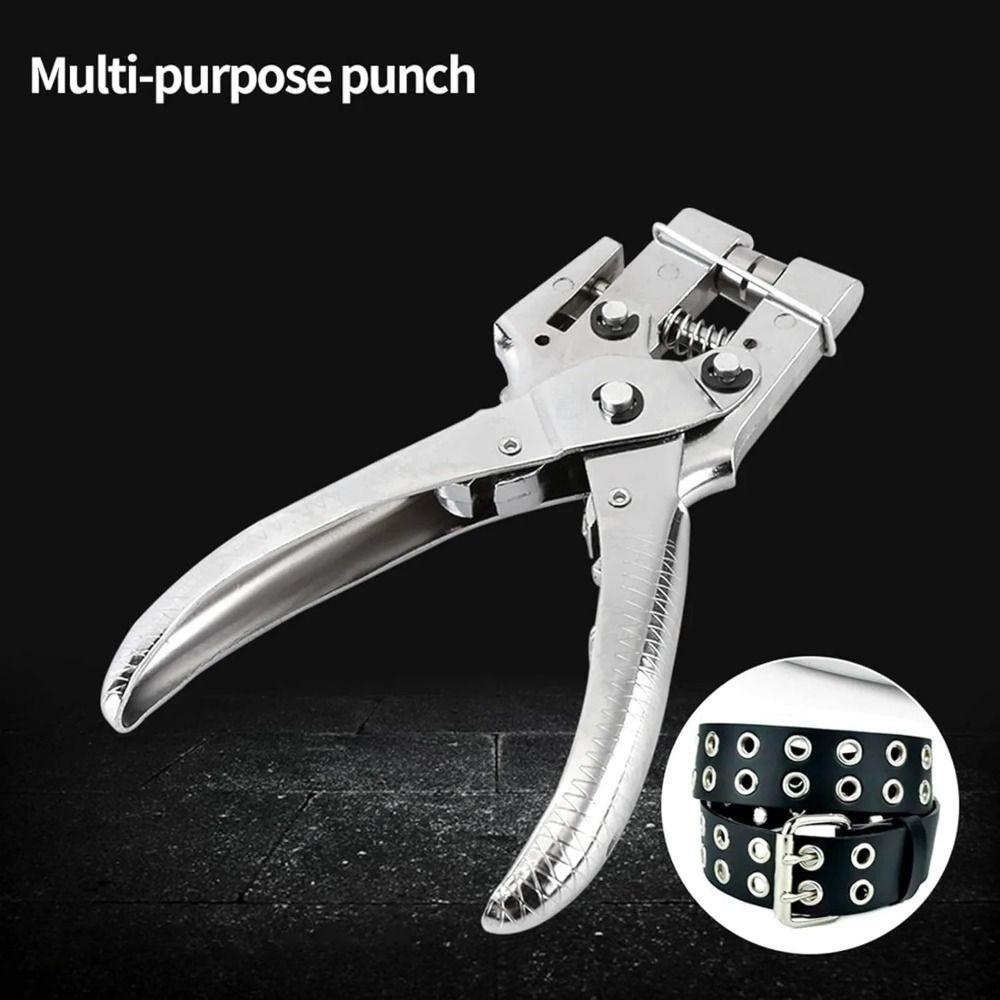 Hollow Design Grommet Pliers Portable Handheld Metal Buttonholes Tool Rivet Setting Tool  Craft Kit