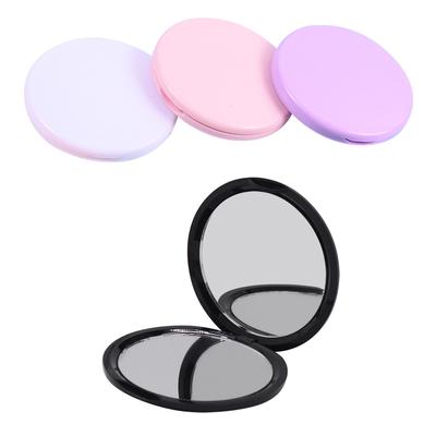 Handheld Makeup Mirror Double Sided Mini Portable Pocket Folding Round Makeup Mirror For Travel Beauty Cosmetic Tool