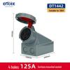 IP67 Three-Phase Industrial Plug Socket: 63A/125A, Waterproof, Aviation Plug, Male-Female, 3/4/5 Core.