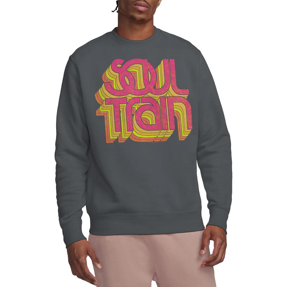 BET Unisex Adult Soul Train Vibing Logo Sweatshirt