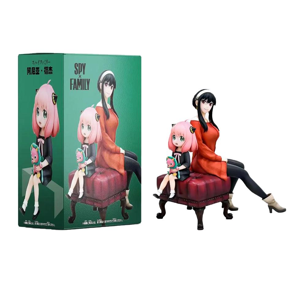 15CM Anime Figure Anya Alstreim Yor Forger Action Table Decoration Model Toy Gift For Children SPY FAMILY PVC Poseable Articulated Scale Detailed