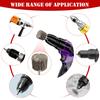 20 Pcs 80 Grits Flap Wheel Sander Set 1/4 Inch Shank Sanding Wheel for Drill Electric Grinder for Metal Woodworking Tools