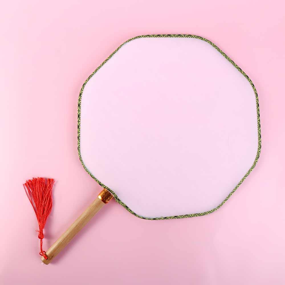 Ornaments Chinese Hand Fan DIY Art Painted Fan Art Painting Material DIY Blank Fan Handmade Fan