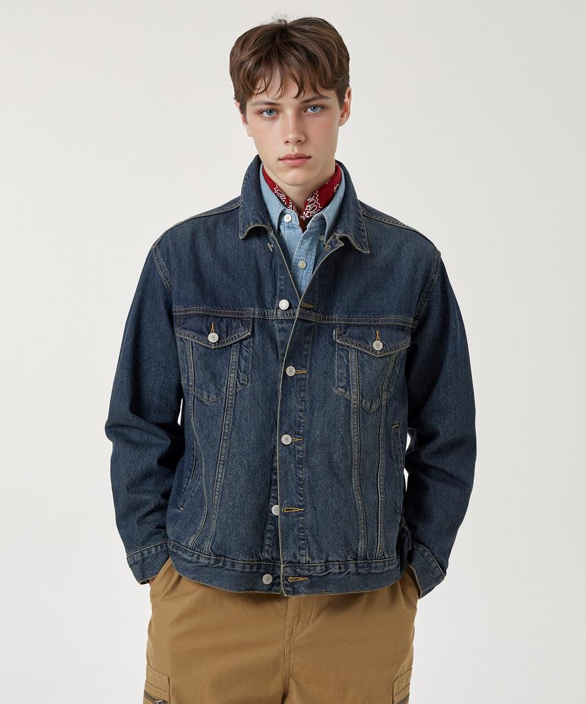 Who.A.U Denim Trucker Jacket / Whjef4993U