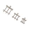 3pcs Precision Metal Material Watch Movement Holder 3pcs Set Silver Watch Repair Tool Movement Fixed Base Watch Repair