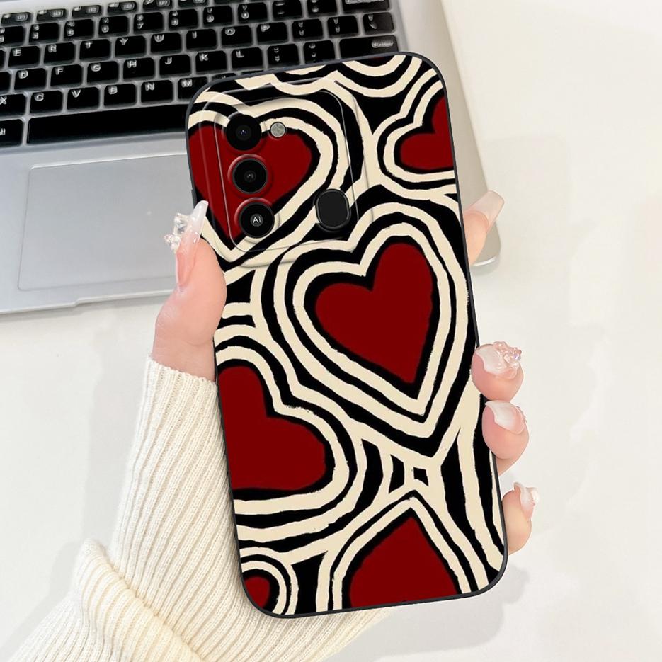 For Tecno Spark 8C Case KG5k KG5j KG5n Luxury Candy Painted Cover Soft TPU Shell For Tecno Spark Go 2022 KG5 Spark8C Phone Cases