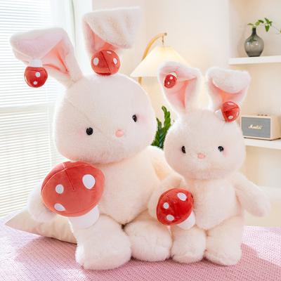 40/60/85cm Mushroom Bunny Plush Rabbit Toy Pillow Birthday Gift for Boys Girls Kids Doll Birthday Gift Rabbit Toys for Kid