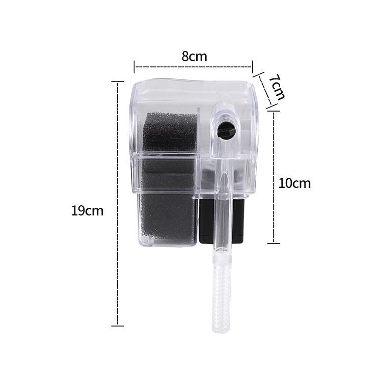 110V EU/US Standard Thin Hang-on Waterfall Aquarium Filter Pump Filter