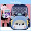 Adorable Cartoon Nylon Backpack For Grades 1-3 With Ergonomic Curved Straps