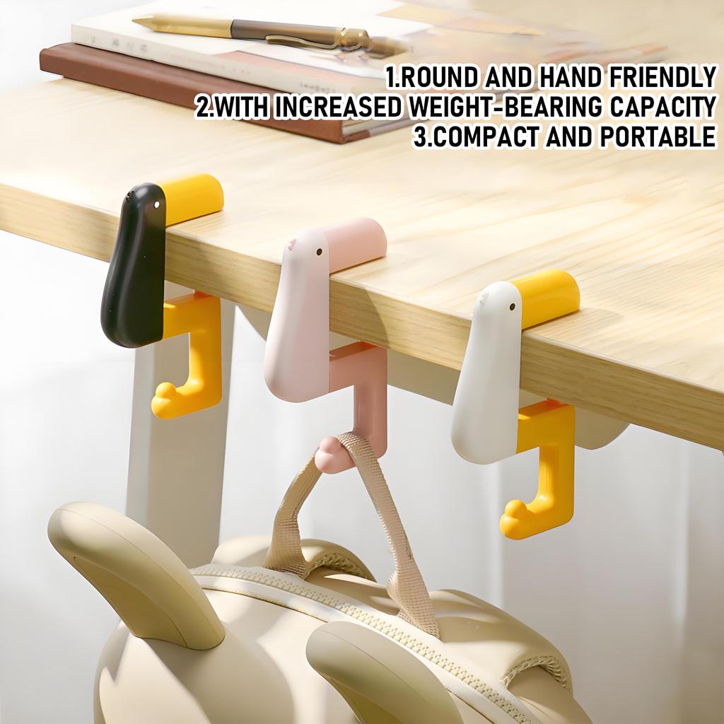 Bag Hanger Punch-free Table Side Hook Wall Hanging Racks Multi-functional Holder for Cloth Coat Keys Bathroom Towel Organizer