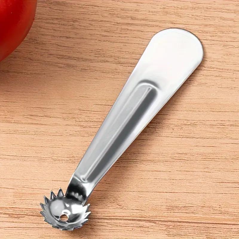 1PCS Stainless Steel Fruit Stem Remover Strawberry Tomato Fruit Stem Remover Pineapple Pineapple Seed Remover