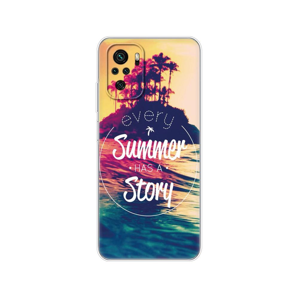 For Xiaomi Redmi Note 10 10S Case 4G 5G Silicon Soft Tpu Back On Redmi Note 10 Pro Global Phone Cover Note10 S Bumper Etui Funda