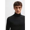 BOSS Cashmere Roll Neck Knit Sweater Black 50501624001