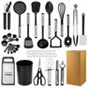 Set mit 25 antihaftbeschichteten Silikon-Küchenutensilien zum Kochen und Backen