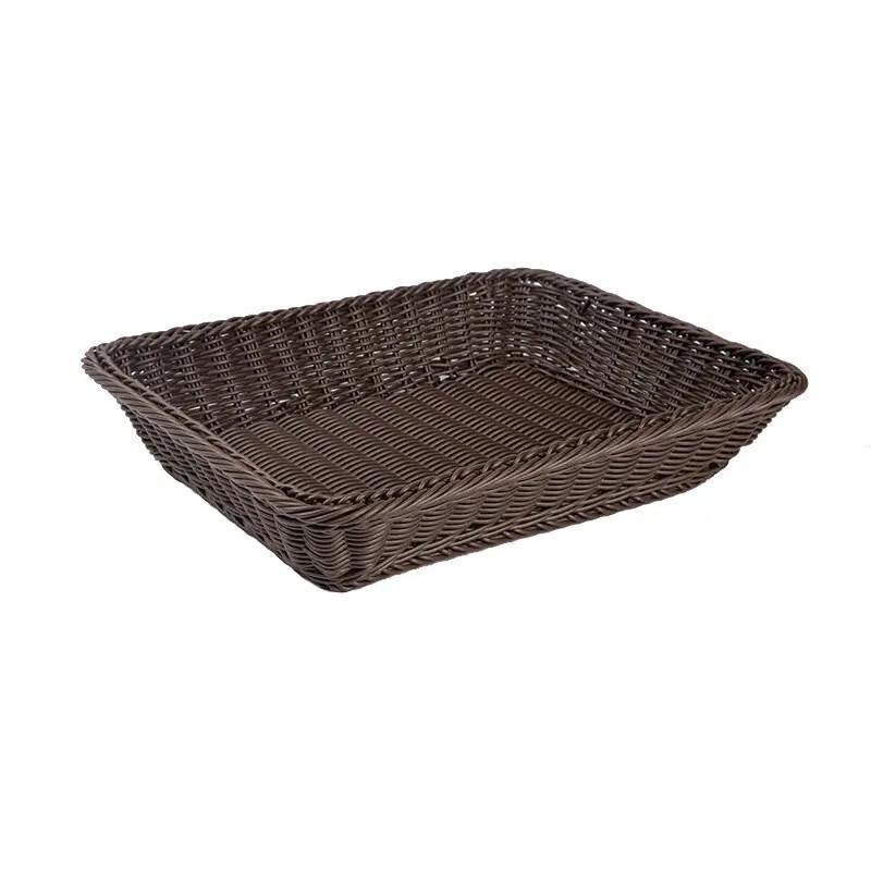 

Hand-Woven Plastic Storage Basket
