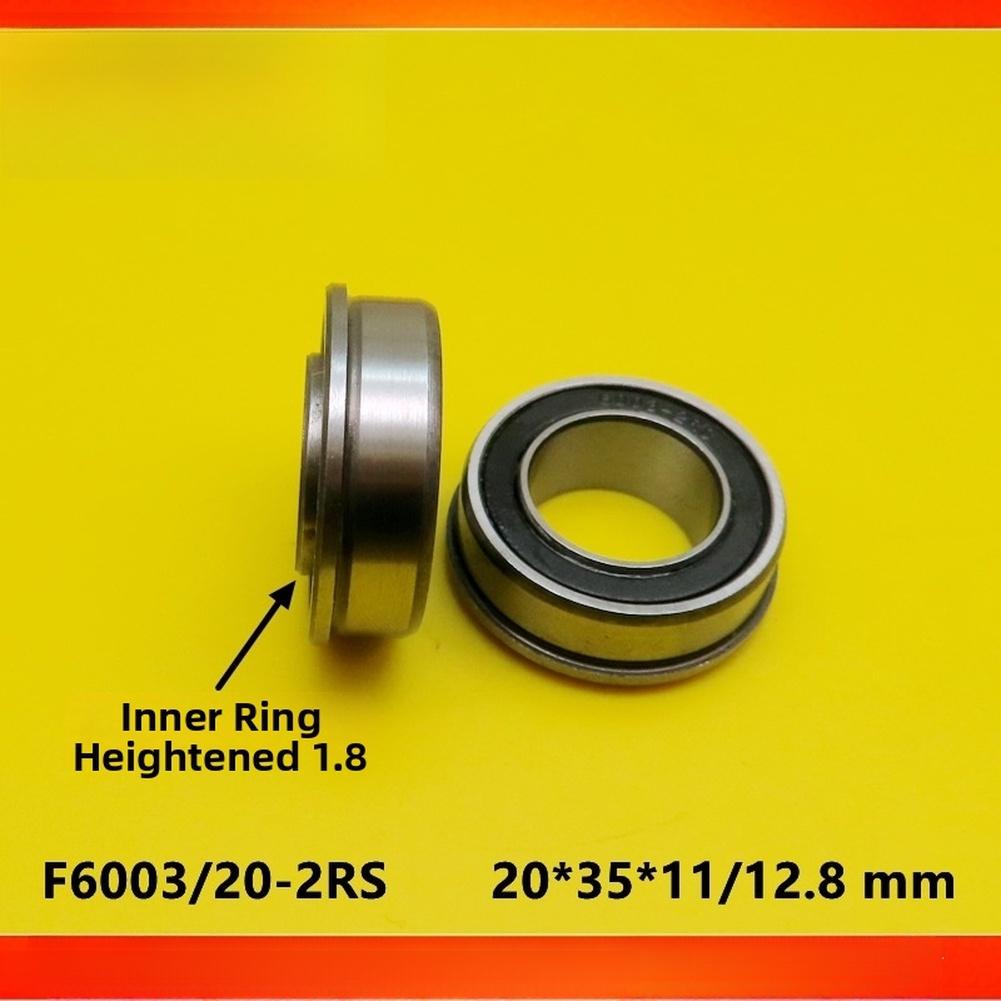 F6003-20-2RS Rillenkugellager mit Flansch 20mm Bohrung 35mm Außendurchmesser 11 12.8mm Höhe für Industrielle Antriebssysteme