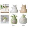 Porcelain Balcony Flower Pot Cartoon Planter Sculpture Desk Artwork Plant Holder Desk Ornament for Dining Table Versatile
