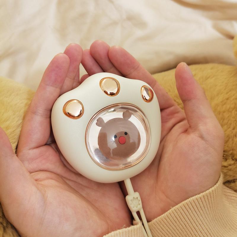 Cute Cat Paw Hand Warmer 500Mah Usb Rechargeable Portable Winter Keep Warm Gadget Pocket Mini Electric Heater Hand Warmer
